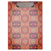 Rosa und lila Muster Klemmbrett (Vorderseite)