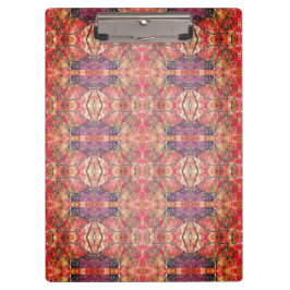 Rosa und lila Muster Klemmbrett