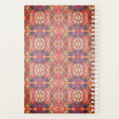 Rosa und lila Muster Planer (Rückseite)