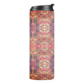 Rosa und lila Muster Thermosbecher (Nach links gedreht)