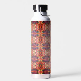 Rosa und lila Muster Trinkflasche