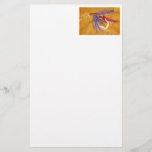 "Rosa und Lila" Nassfliegengestationierung Briefpapier (Vorderseite)