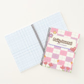 Rosa und Lila Notebook-Abdeckung Notizblock (Innenseite)