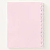 Rosa und Lila Notizblock (Rückseite)