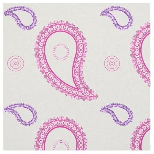 rosa und Lila Paisley-Stoffe Stoff (Muster)
