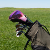 Rosa und Lila Palmensonne Golf Headcover (In SItu)