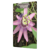 Rosa und Lila Passionsblume Klemmbrett (Links)