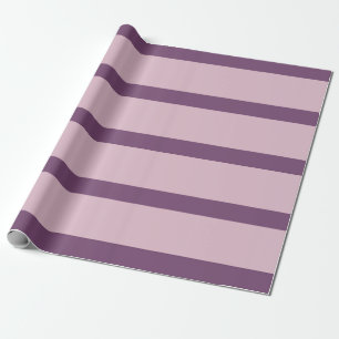 Rosa und Lila Pastellfarben - Streifen Geschenkpapier