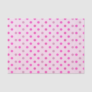 rosa und Lila Pastellpolka-Punkte Seidenpapier