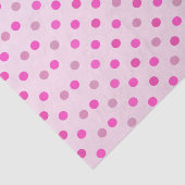 rosa und Lila Pastellpolka-Punkte Seidenpapier (Ausschnitt)