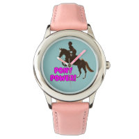 Rosa und Lila Pony Power