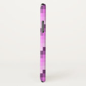 Rosa und Lila Quadrate Case-Mate iPhone Hülle (Hinten/Rechts)