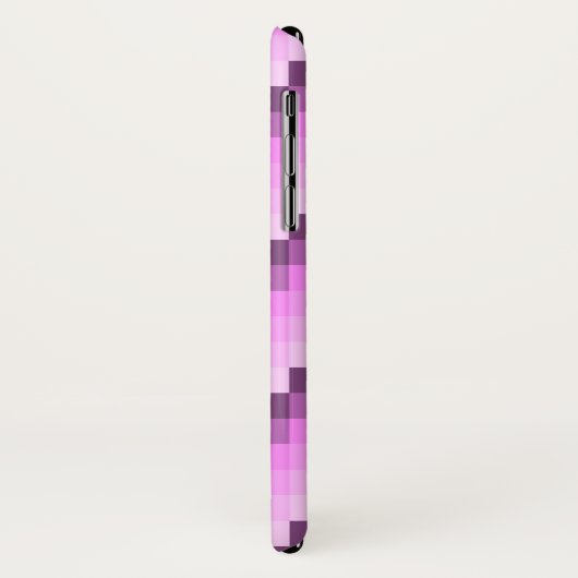Rosa und Lila Quadrate Case-Mate iPhone Hülle (Hinten/Links)