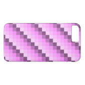 Rosa und Lila Quadrate Case-Mate iPhone Hülle (Rückseite (Horizontal))