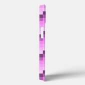 Rosa und Lila Quadrate Case-Mate iPhone Hülle (Rückseite / Rechts)