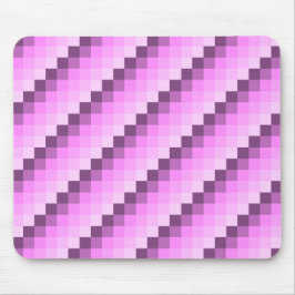 Rosa und Lila Quadrate Mousepad