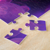 Rosa und Lila Quallen Puzzle (Seite)