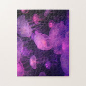 Rosa und Lila Quallen Puzzle (Vertikal)