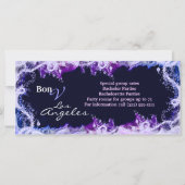 Rosa und Lila Racing Card (Rückseite)