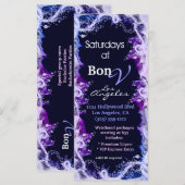 Rosa und Lila Racing Card (Vorne/Hinten)