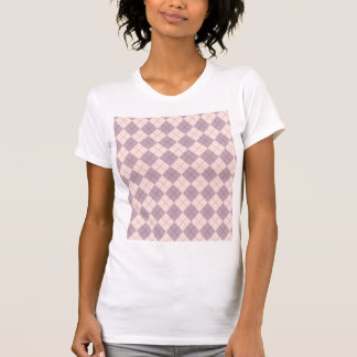 Rosa und Lila Raute Muster Hübsch T-Shirt