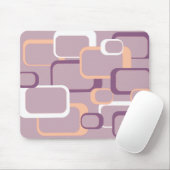 Rosa und Lila Retro Square Mousepad (Mit Mouse)