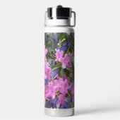 Rosa und Lila Rhododendren Trinkflasche (Hinten)