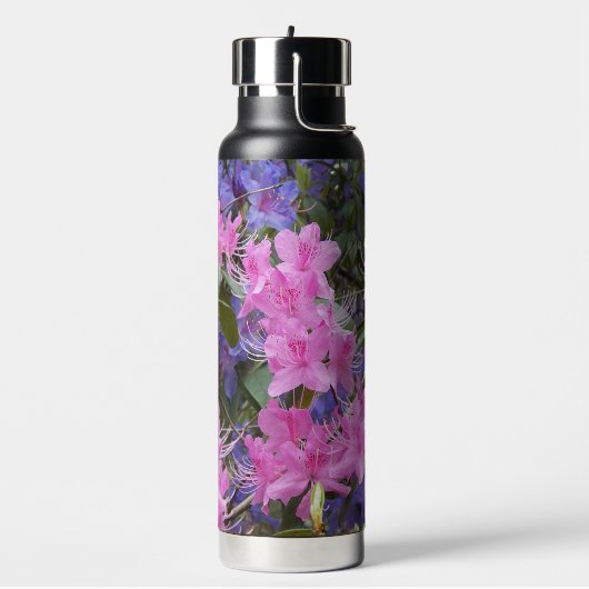 Rosa und Lila Rhododendren Trinkflasche (Links)