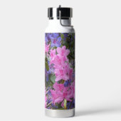 Rosa und Lila Rhododendren Trinkflasche (Links)