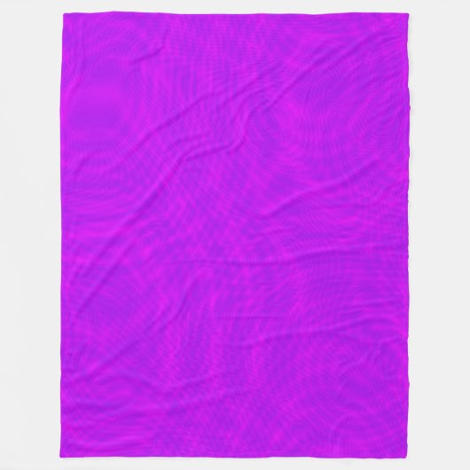 Rosa und Lila Ripple Moiré Fleecedecke (Vorderseite)