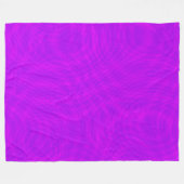 Rosa und Lila Ripple Moiré Fleecedecke (Vorderseite (Horizontal))