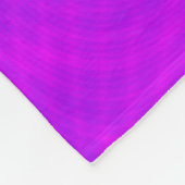 Rosa und Lila Ripple Moiré Fleecedecke (Ecke)