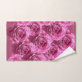 Rosa und lila Rose Badhandtuch Set (Handtuch)