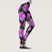Rosa und Lila Rose Leggings (Rechts)