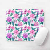 Rosa und lila Rose Mousepad (Mit Mouse)