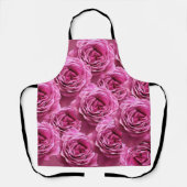 Rosa und lila Rose Schürze (Vorderseite)