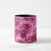 Rosa und lila Rose Tasse (Zentrum)