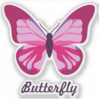 Rosa und Lila Schmetterling mit benutzerdefinierte