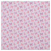 Rosa und Lila Schmetterlinge Stoff (Muster)