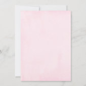 Rosa und Lila Schmetterlingsmädchen Geburtstagspar Einladung (Rückseite)