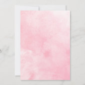 Rosa und Lila Schmetterlingswaage Einladung (Rückseite)