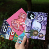 Rosa und Lila Schweizer Kunst, Dichtung und Musik Postkarte