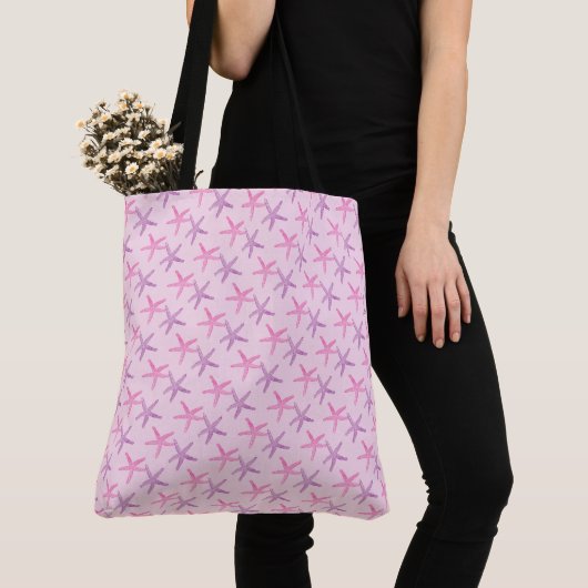 Rosa und Lila Seeteufel Tasche (Von Nahem)