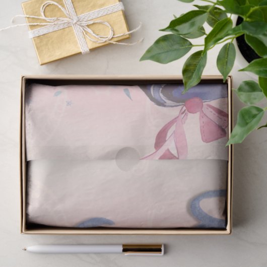 rosa und lila seidenpapier (Geschenk)