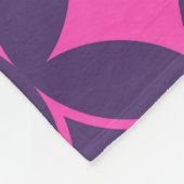 Rosa und lila Shippo Fleecedecke (Ecke)