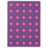 Rosa und lila Shippo Klemmbrett (Rückseite)