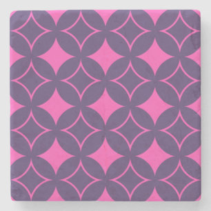 Rosa und lila Shippo Steinuntersetzer