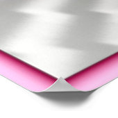 Rosa und Lila Silky-Fraktal Poster (Ecke)