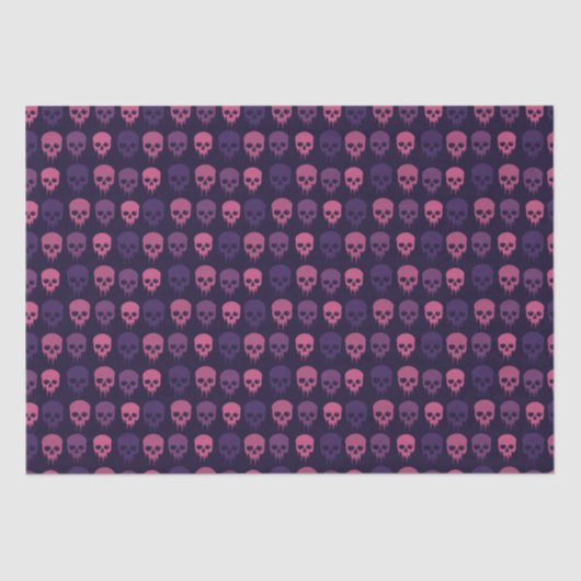 Rosa und Lila Skulptur Seidenpapier (Vorderseite)