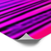 Rosa und Lila Sonnenuntergänge Poster (Ecke)